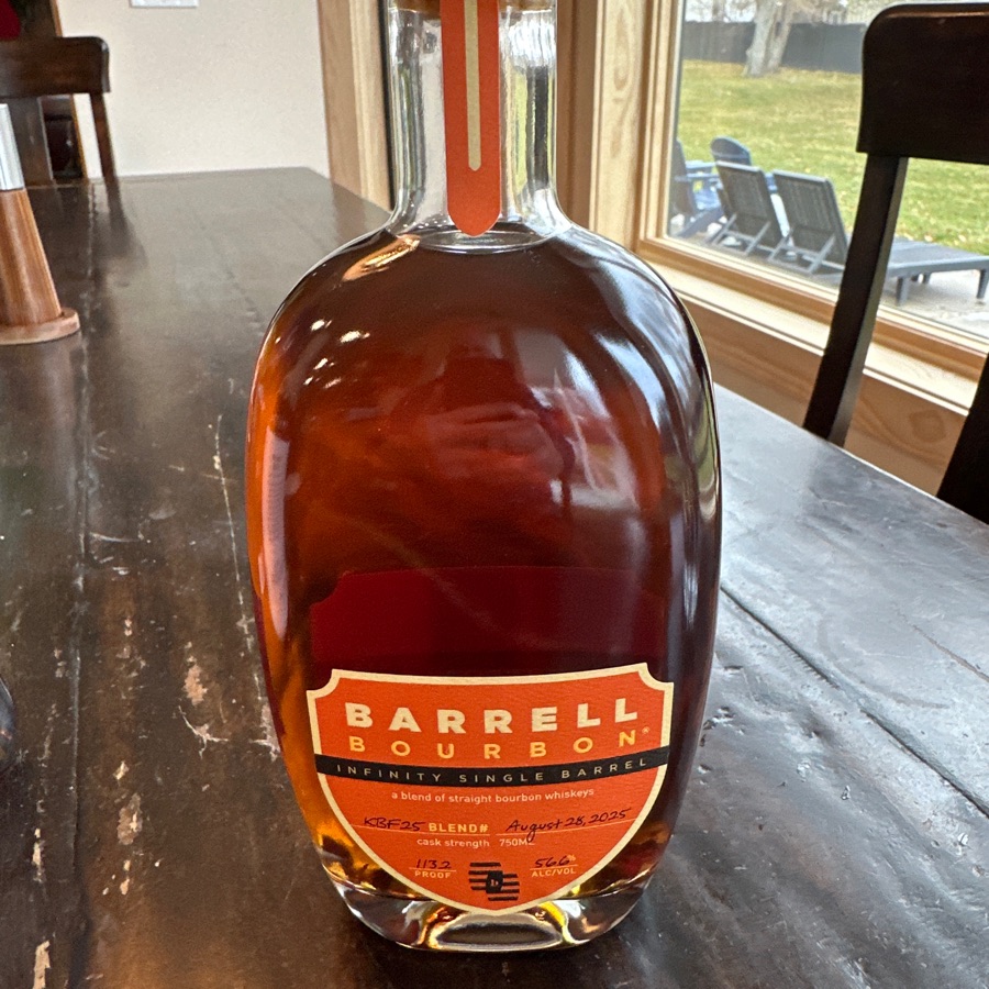 Barrell Bourbon Infinity Single Barrel Blend of Straight Bourbon Whiskeys Blend KBF25