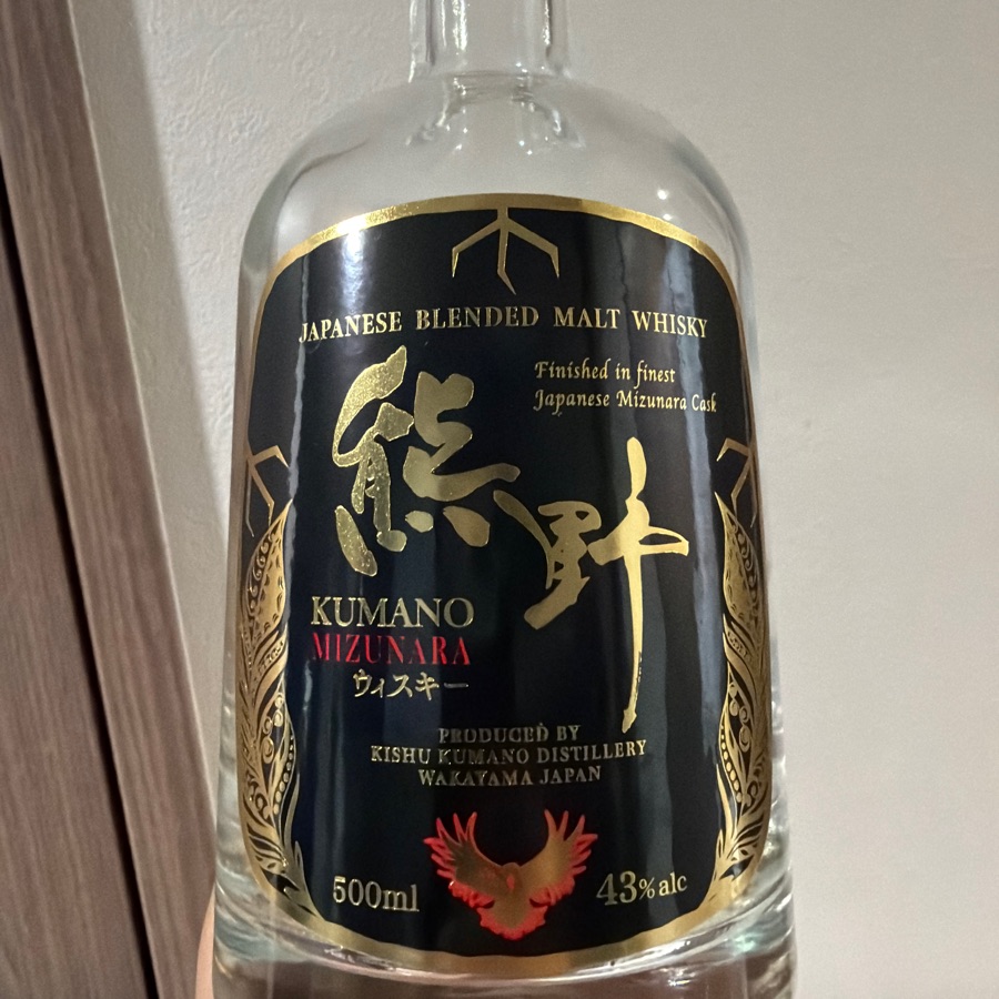 Kumano Mizunara whiskey