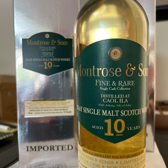 Montrose & Sons Fine and Rare Caol Ila 10 Yr Old