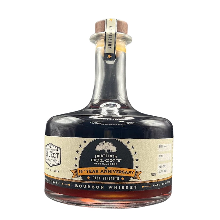 Colony Distillery 15th Anniversary Cask Strength Bourbon