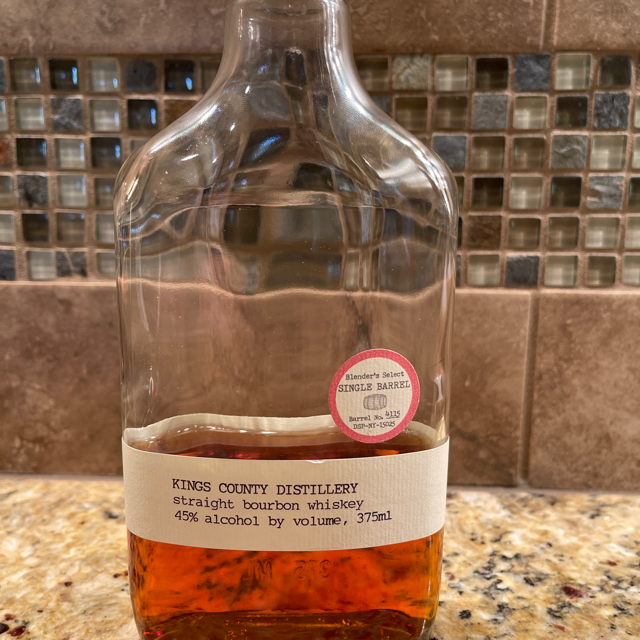 Kings County Blender's Select Single Barrel Straight Bourbon (Barrel No. 4115)