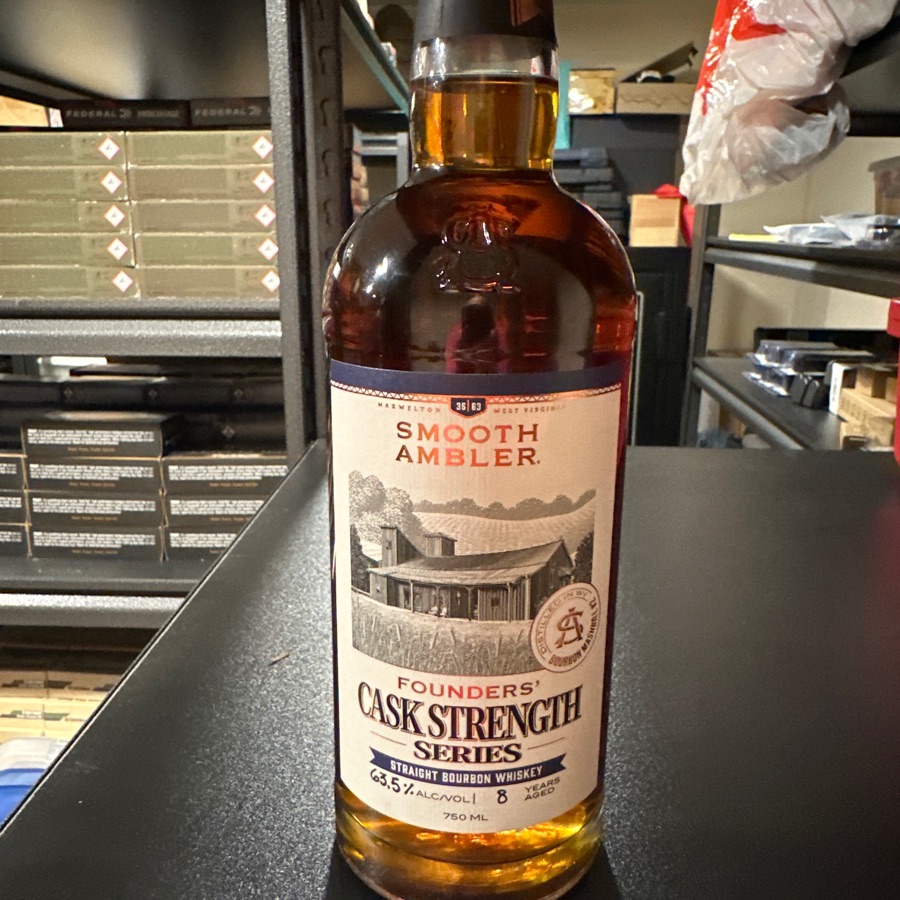 Smooth Ambler Founders' Cask Strength Series Straight Bourbon Whiskey Batch 10