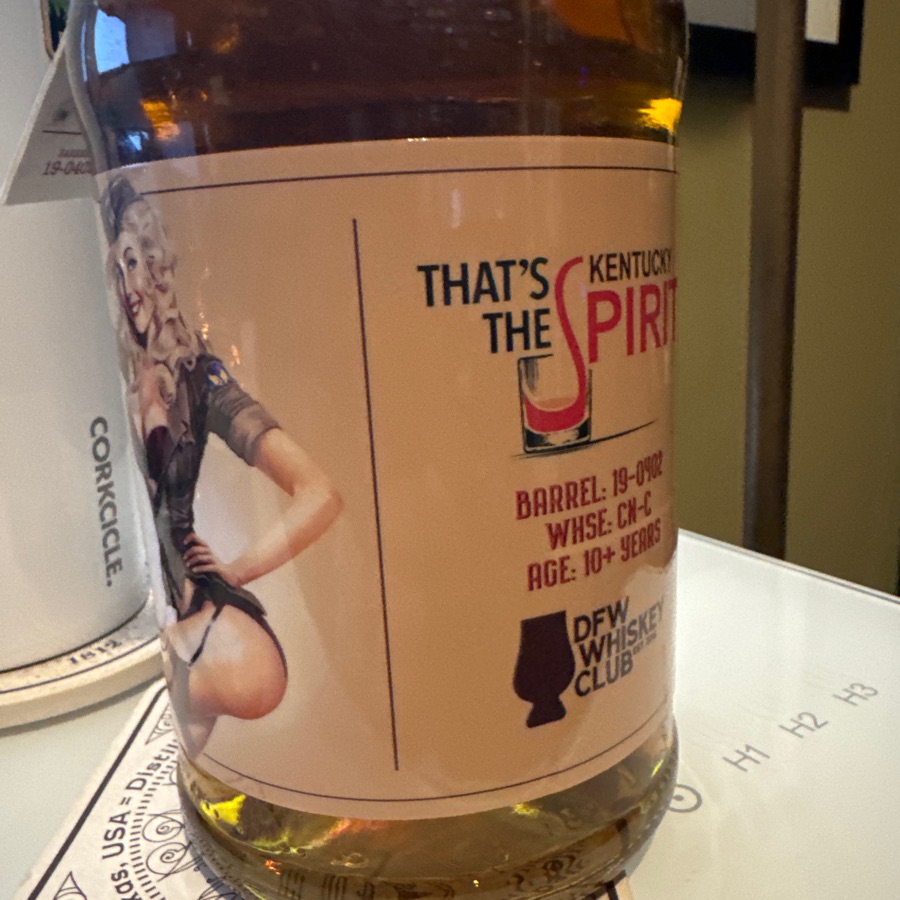 Wild Turkey Kentucky Spirit Single Barrel - Barrel 19-0402, Wh Ch-C, DFWWC pick