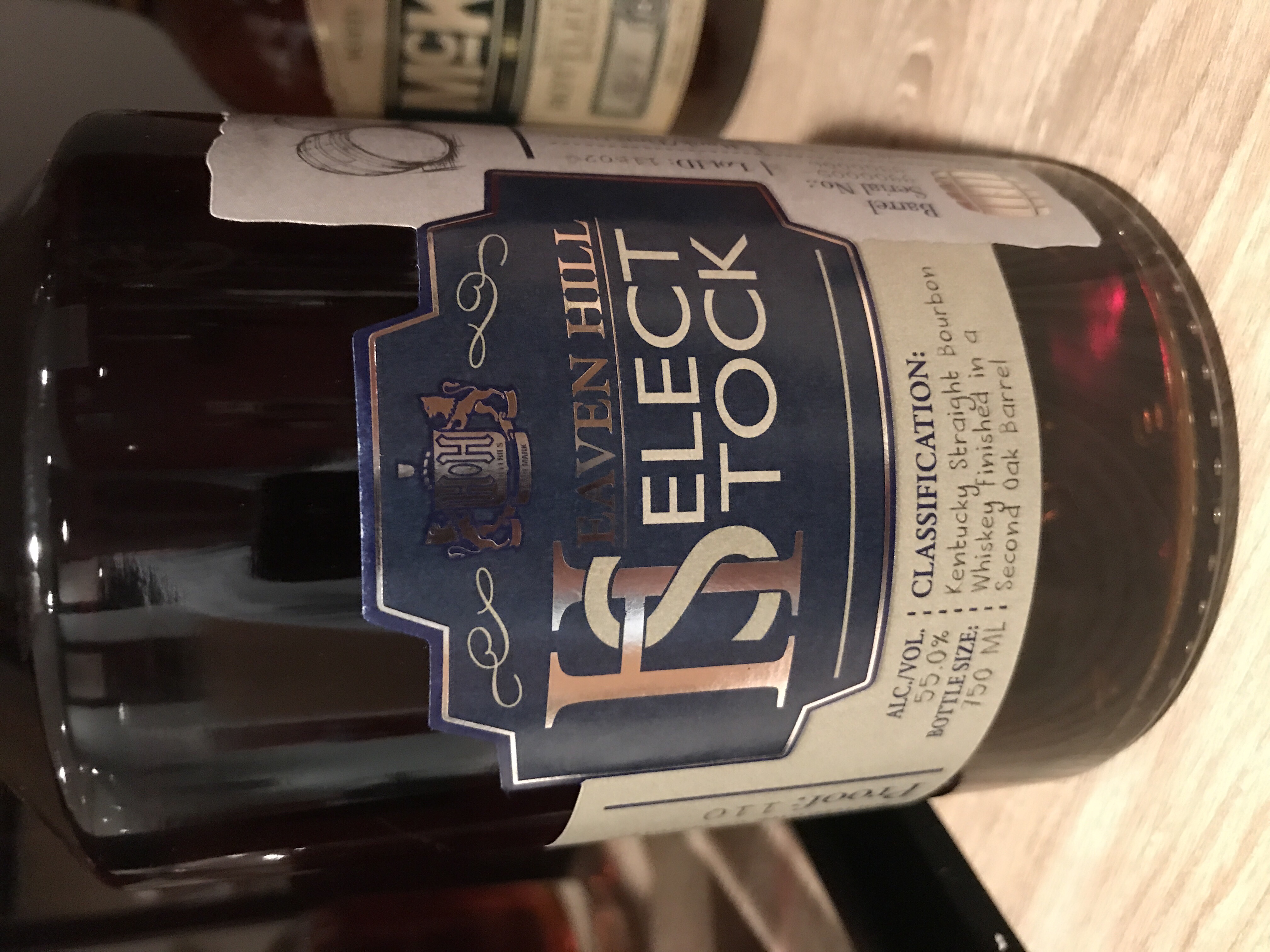 Heaven Hill Select Stock Double Barreled