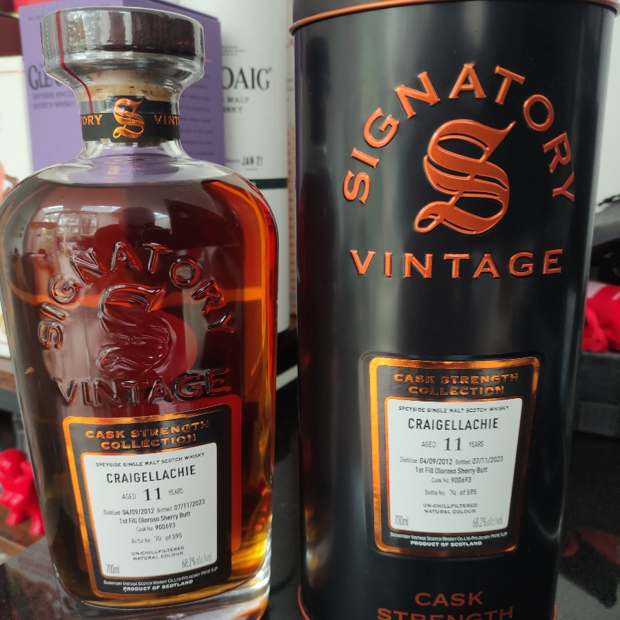 Craigellachie 11 Years Signatory Cask Strength Collection