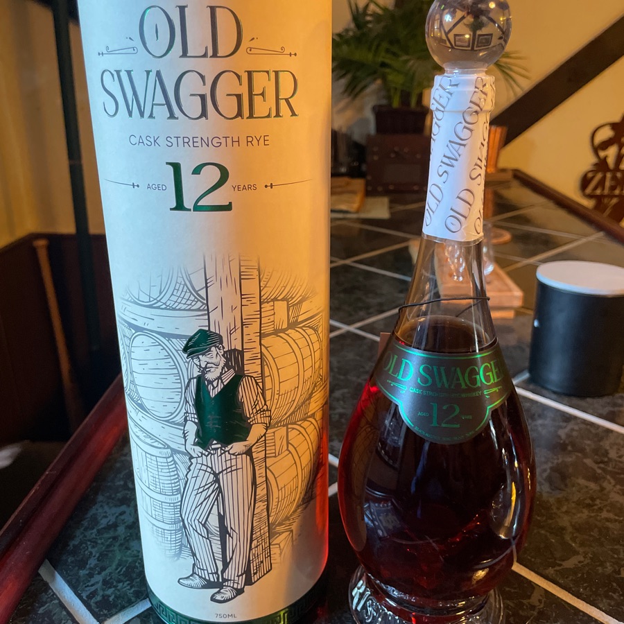 Old Swagger 12 year cask strength rye