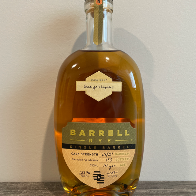 Barrell Rye Single Barrel (George's Liquors)