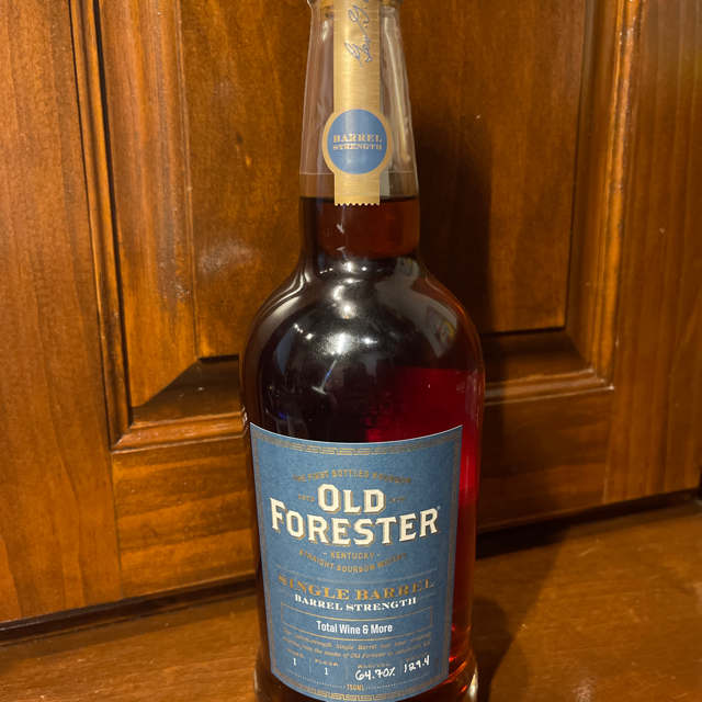 Old Forester Single Barrel Barrel Strenght Total Wine