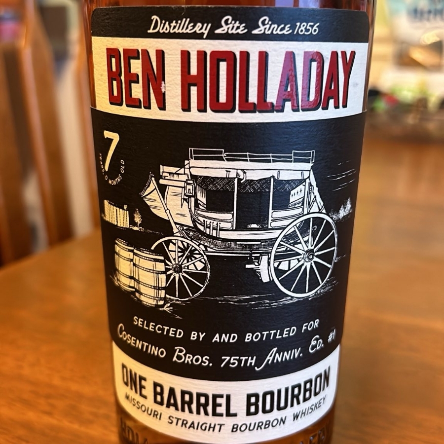 Ben Holladay 7 Year One Barrel Bourbon (Cosentino Bros Pick)