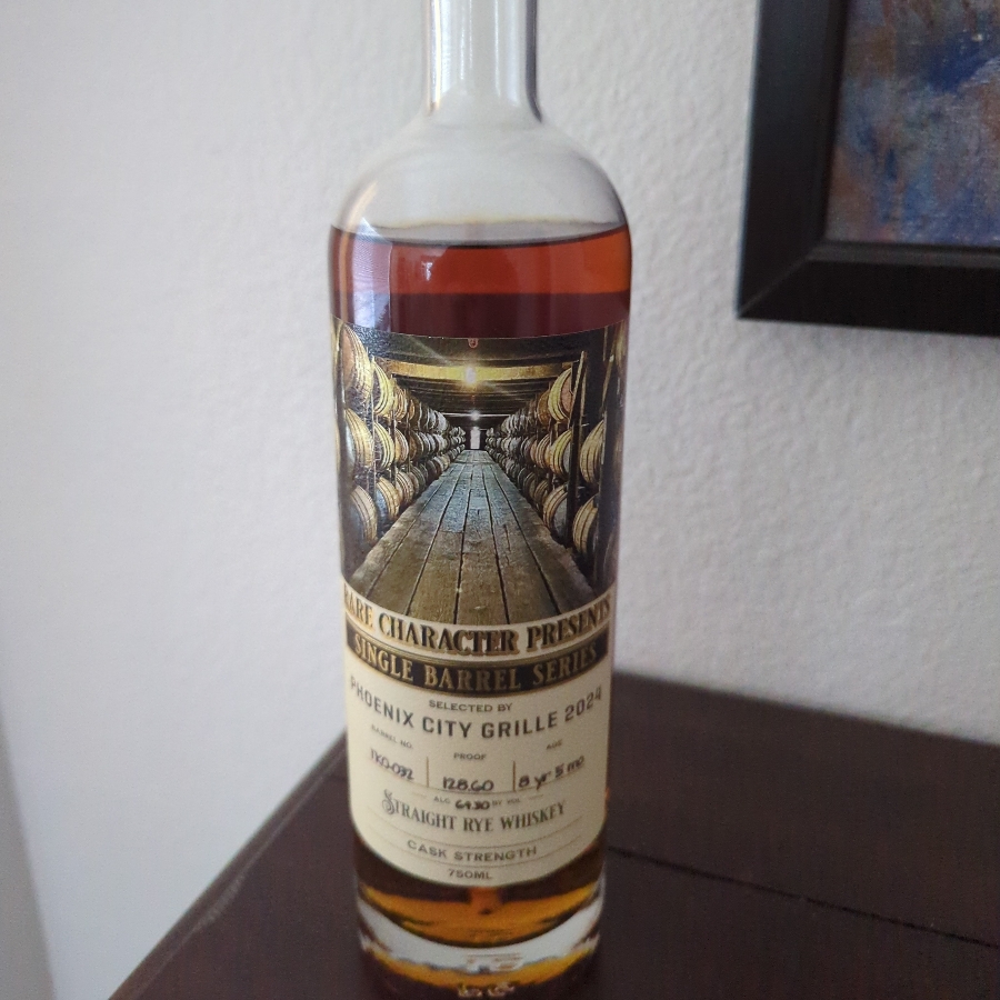 Rare Character Presents Single Barrel Series Straight Rye Whiskey