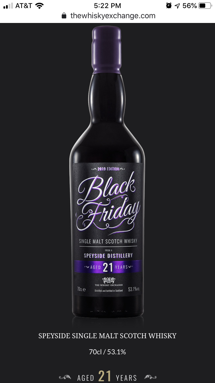 Glenburgie TWE Black Friday 21 yr