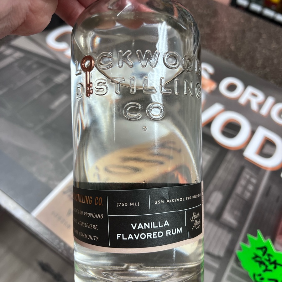 Lockwood Distilling Co. Vanilla Flavored Rum