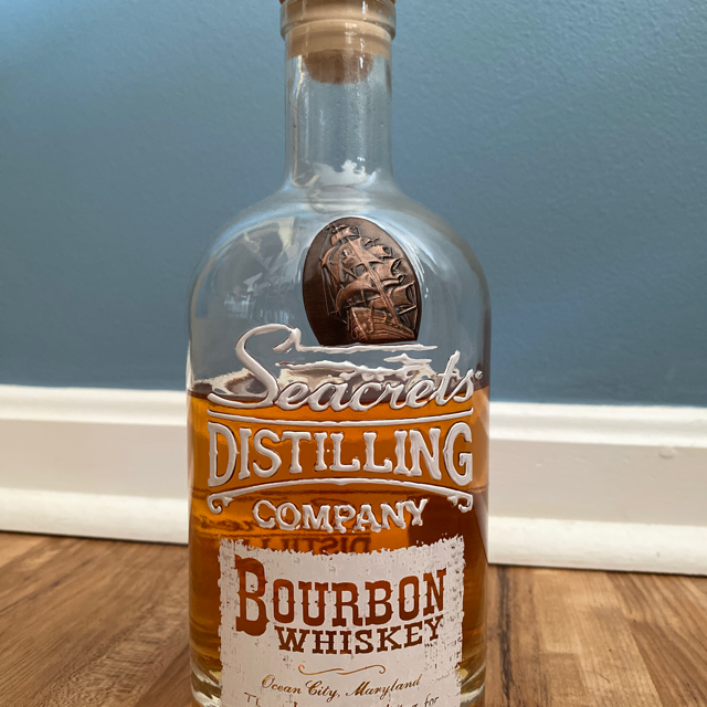 Seacrets Distilling Company Bourbon Whiskey