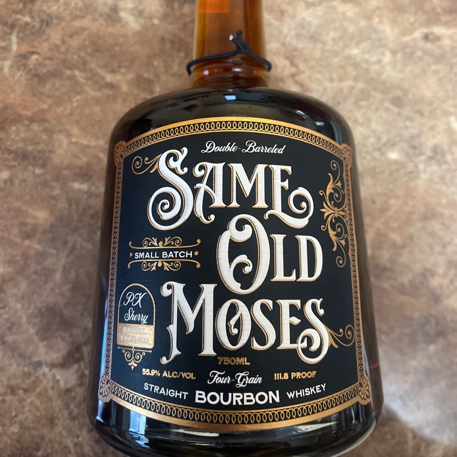 Same Old Moses Small Batch Bourbon PX Sherry Barrel Finished