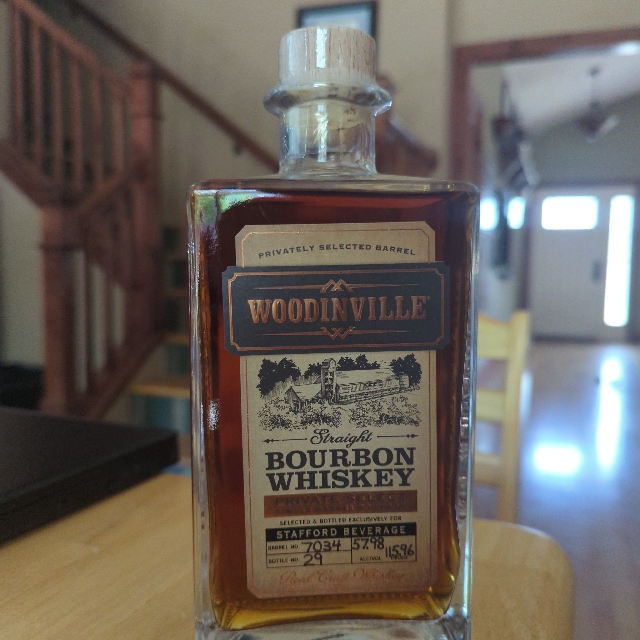 Woodinville Private Select Straight Bourbon (Stafford Beverage Barrel 7034)