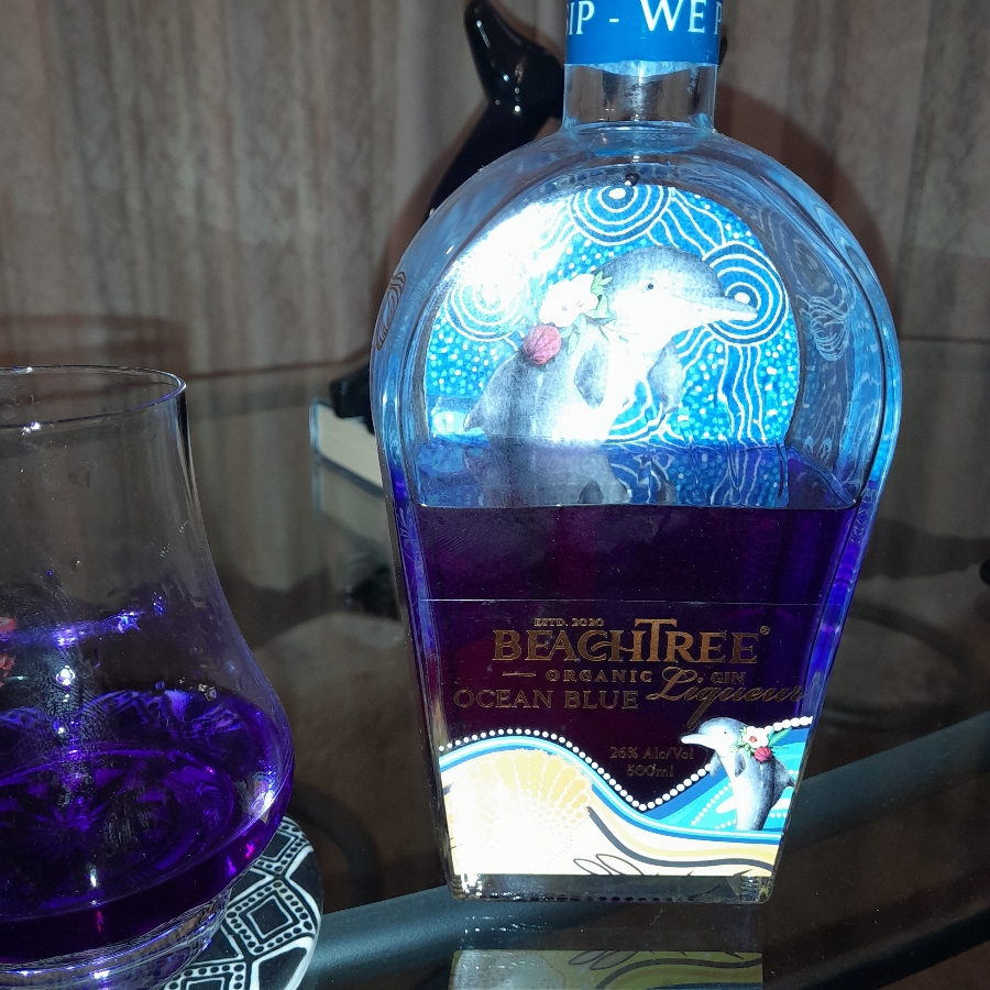 Beach Tree Organic Ocean Blue Liqueur