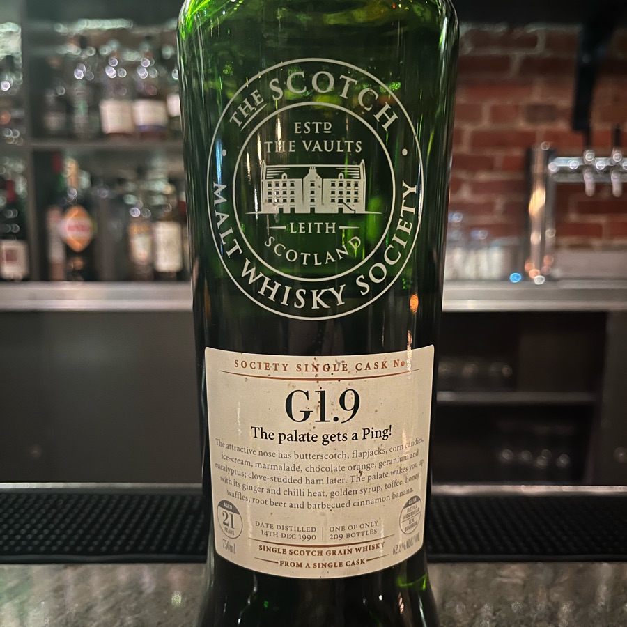 The palate gets a Ping! G1.9 (SMWS - North British)