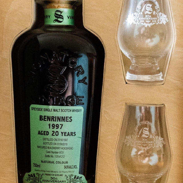 Signatory Vintage 30th Anniversary Benrinnes 1997 20-Year-Old
