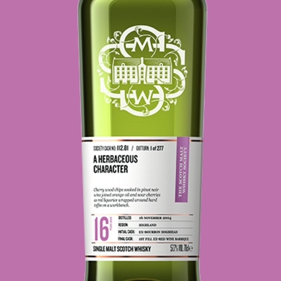 SMWS CASK NO. 112.81

A HERBACEOUS CHARACTER