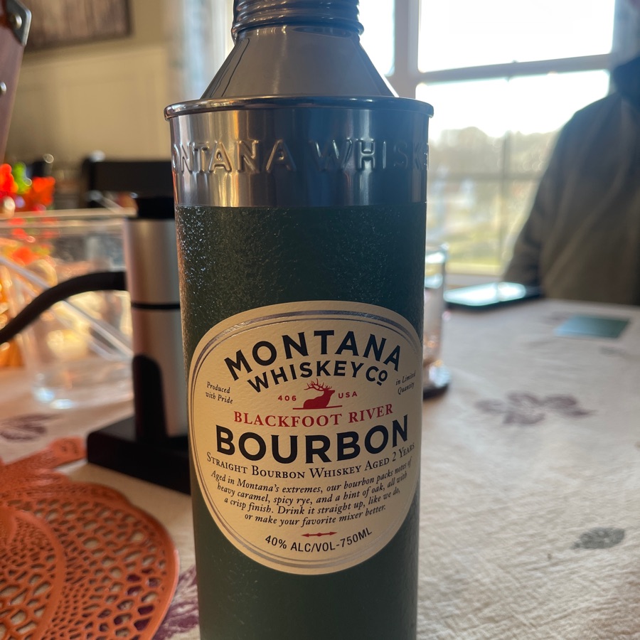 montana Whiskey Co straight Bourbon 2yr