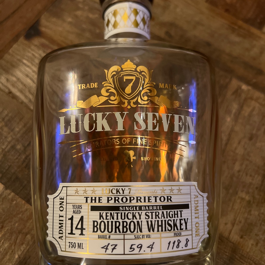 Lucky Seven The Proprietor 14 Yr Single Barrel # 47