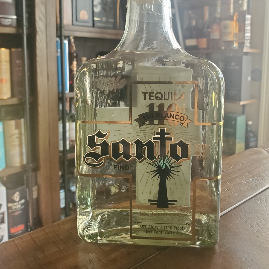 Santo Blanco 110 Proof Tequila