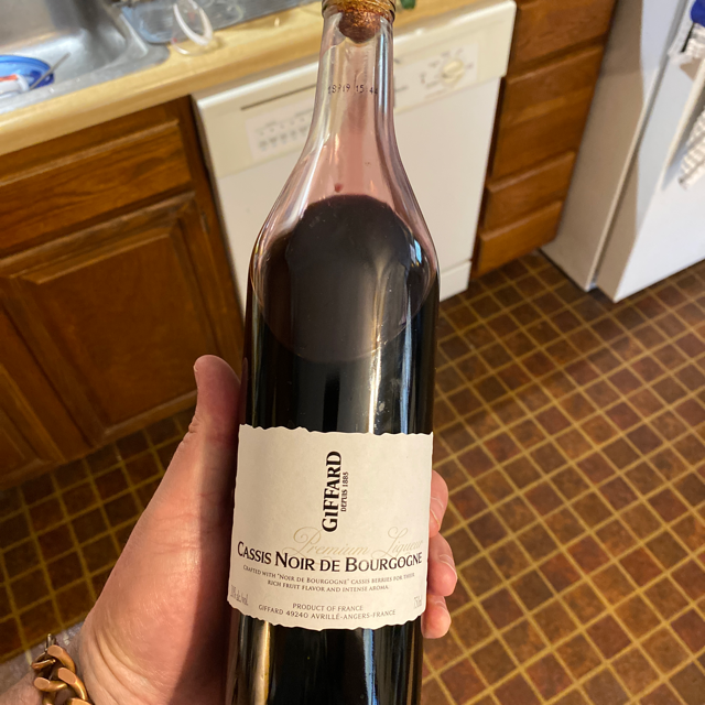 Giffard premium liqueur cassis noir de bourgogne