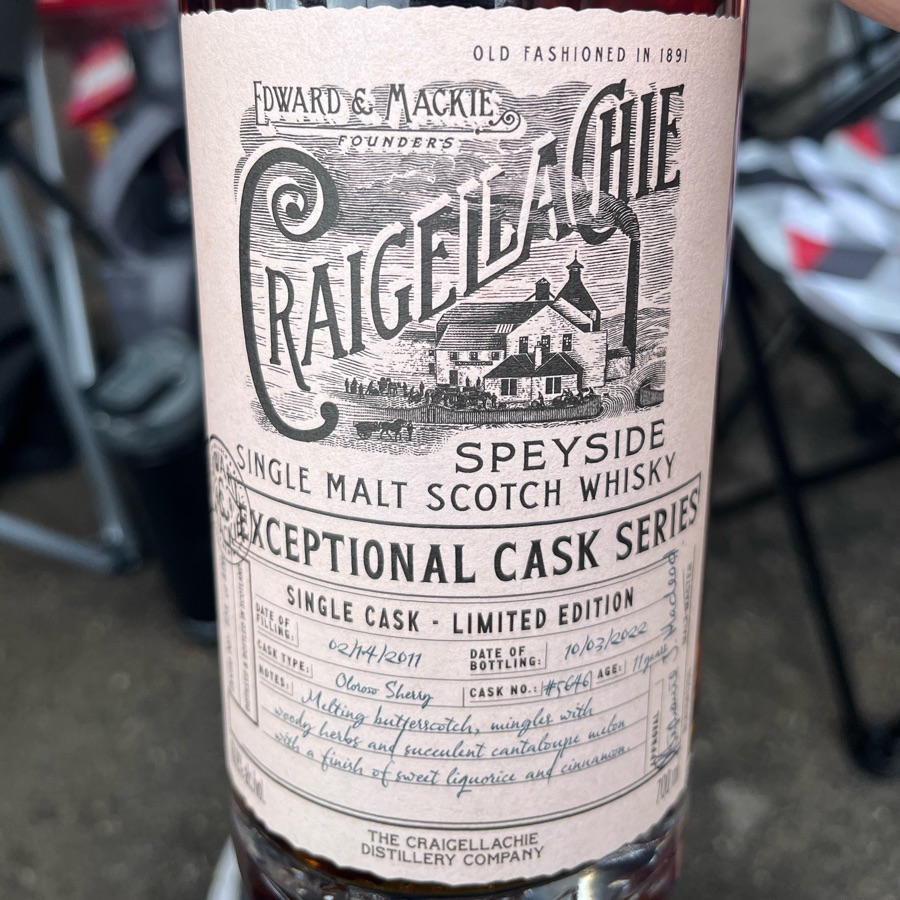 Craigellachie Exceptional Cask Series 11 Years (Cask# 5646)