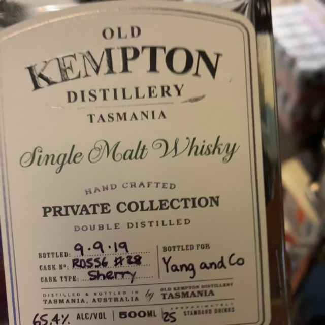 Old Kempton Sherry Cask