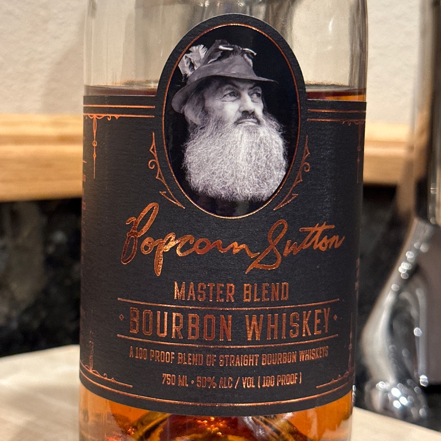 Popcorn Sutton Master Blend Bourbon Whiskey