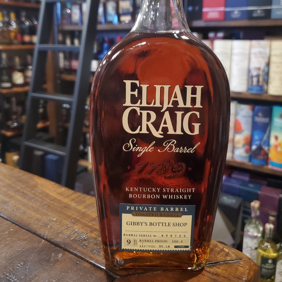 Elijah Craig Single Barrel Toasted Private Barrel Barrel Proof (Gibby's)