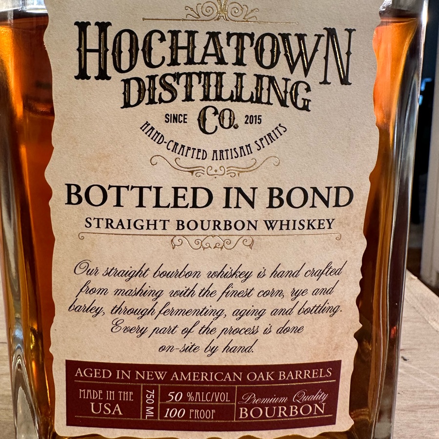Hochatown Bottled in Bond Straight Bourbon