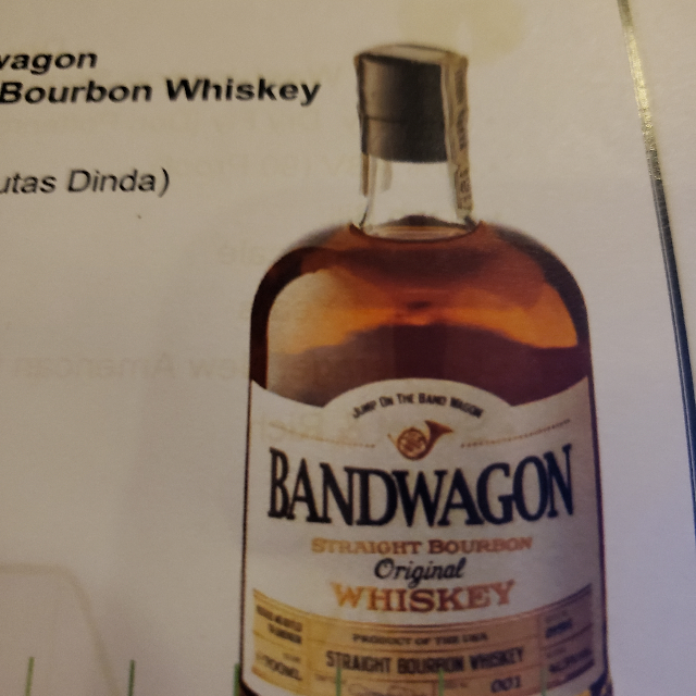Bandwagon Original Straight Bourbon Whiskey