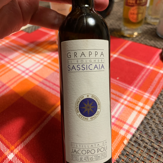 Grappa di Bolgheri Sassicaia