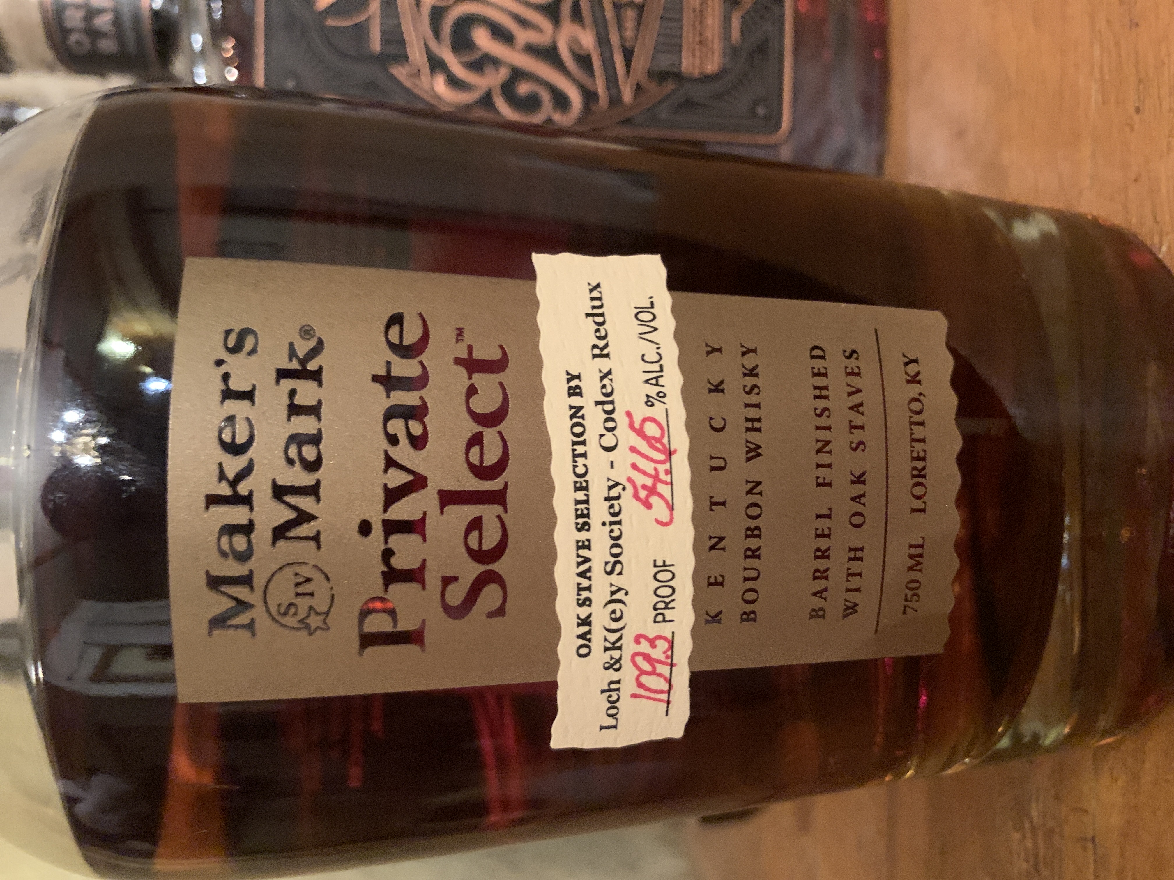 Maker's Mark Private Select Codex Redux