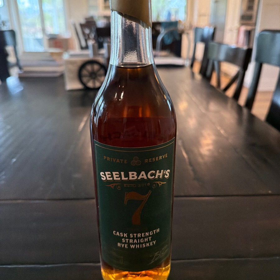 Seelbach's Private Reserve 7 Year Old Cask Strength Straight Rye Whiskey