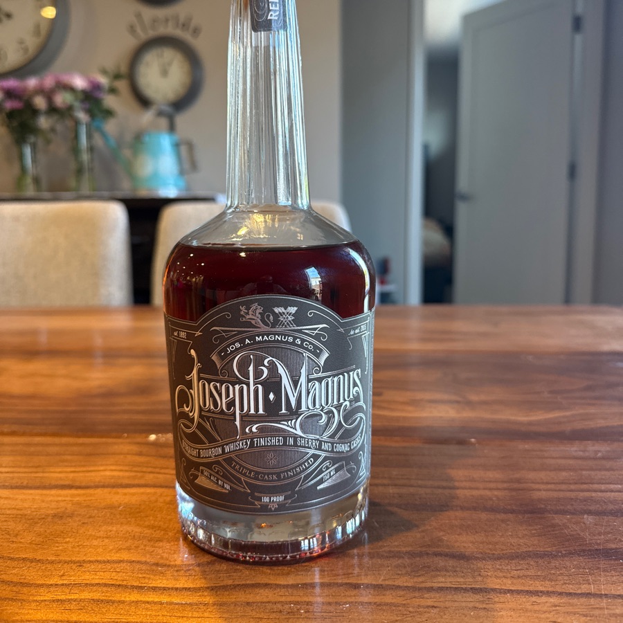 Joseph Magnus Straight Bourbon Whiskey finished in Sherry and Cognac Casks