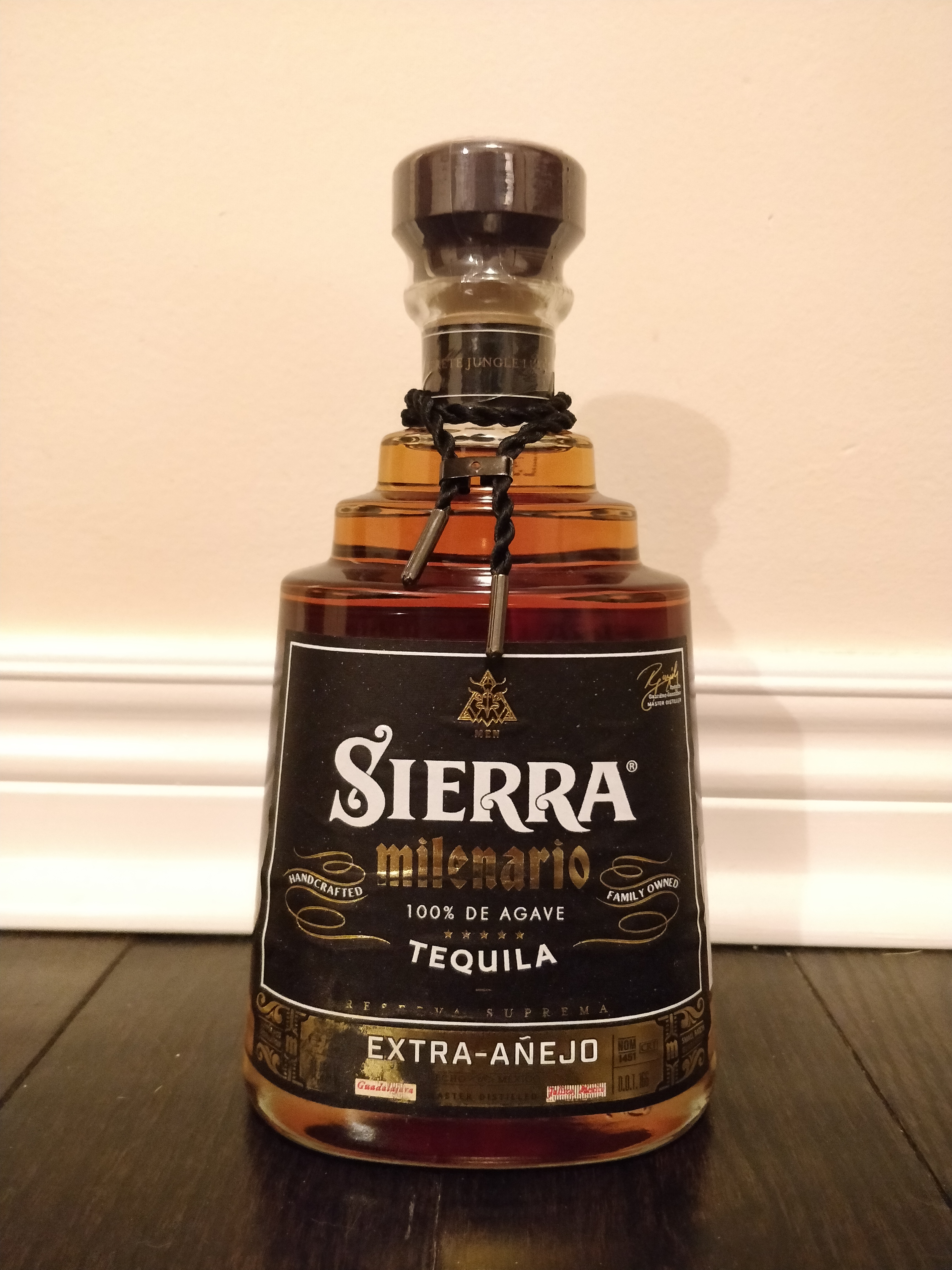 sierra milenario extra anejo tequila