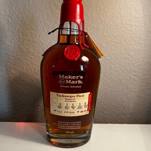 Maker's Mark Private Selection Tuckasegee Float