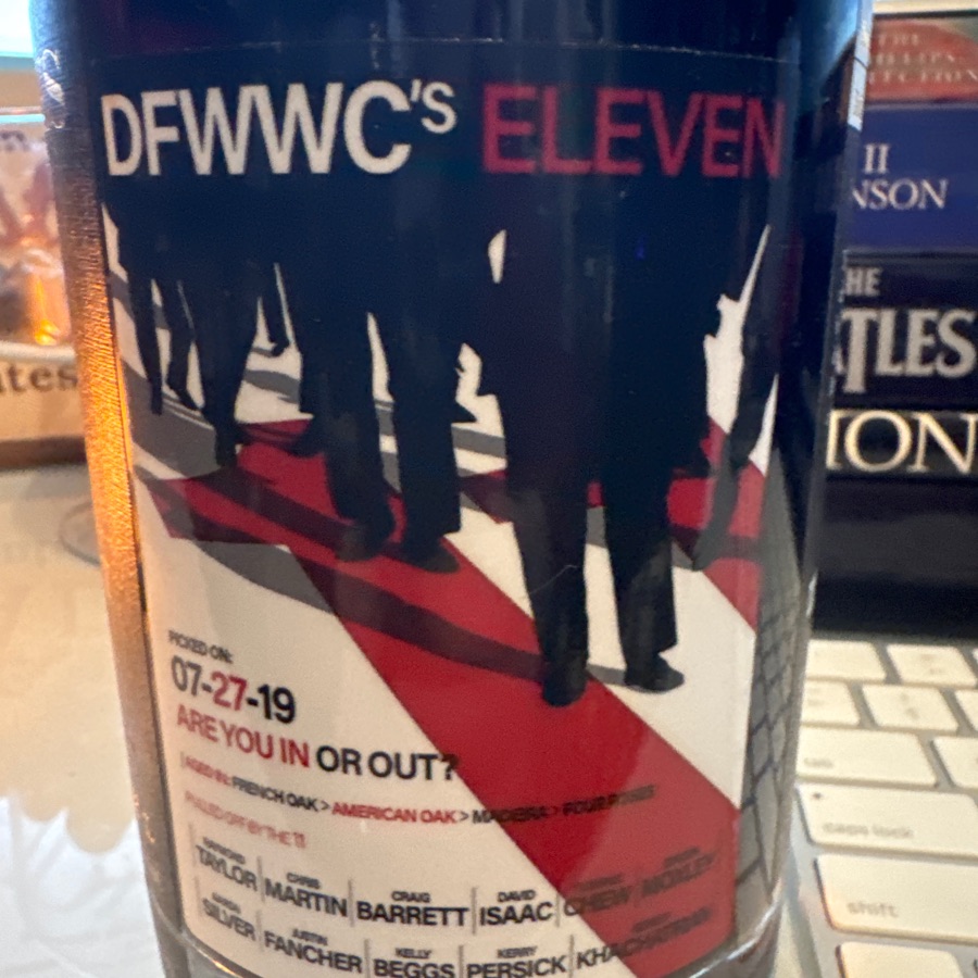 Balcones Single Malt Whisky Single Barrel - DFWWC's Eleven Pick - 7/27/19 - Distilled 10/24/14, Bottled 8/8/19