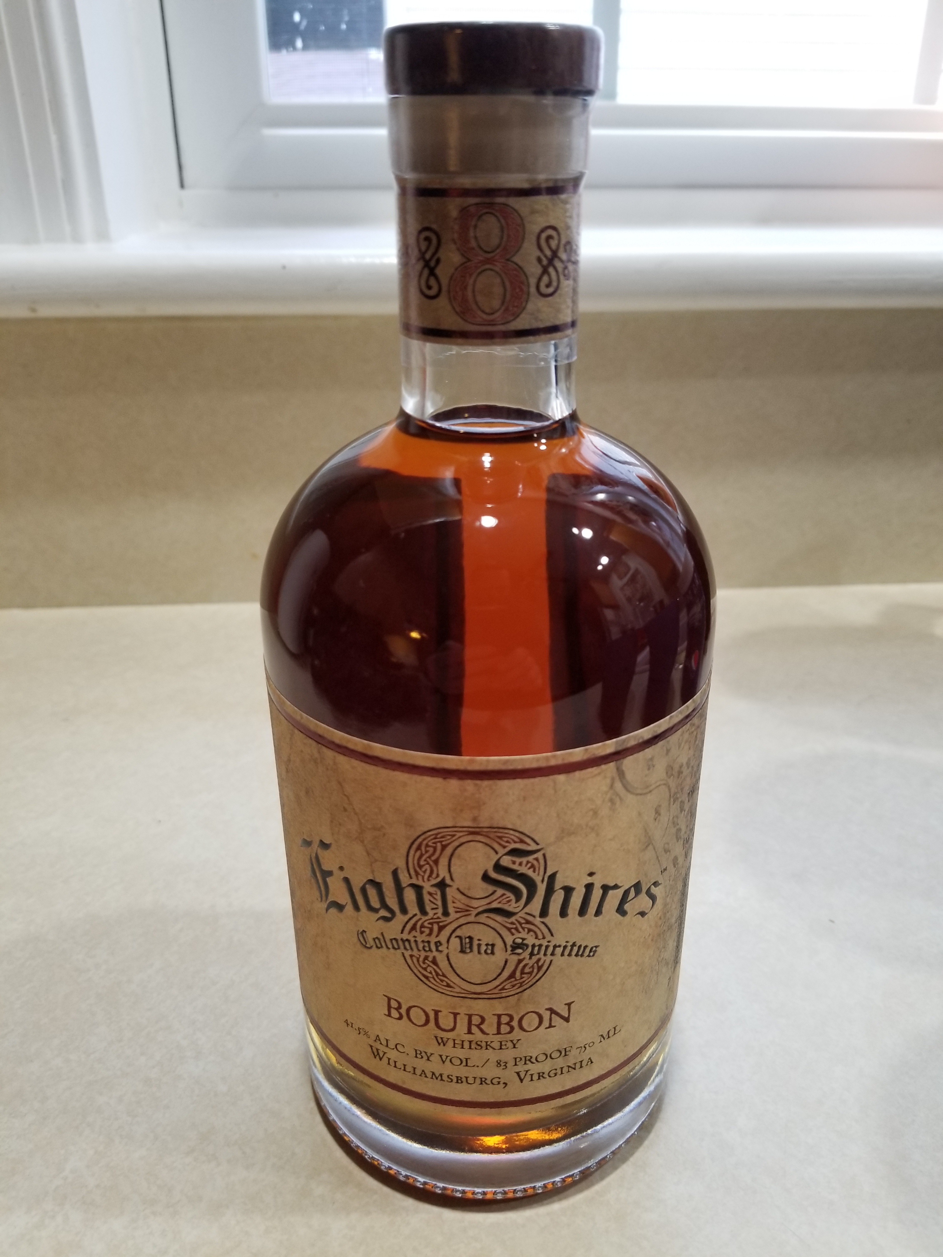 Eight Shires Bourbon Whiskey