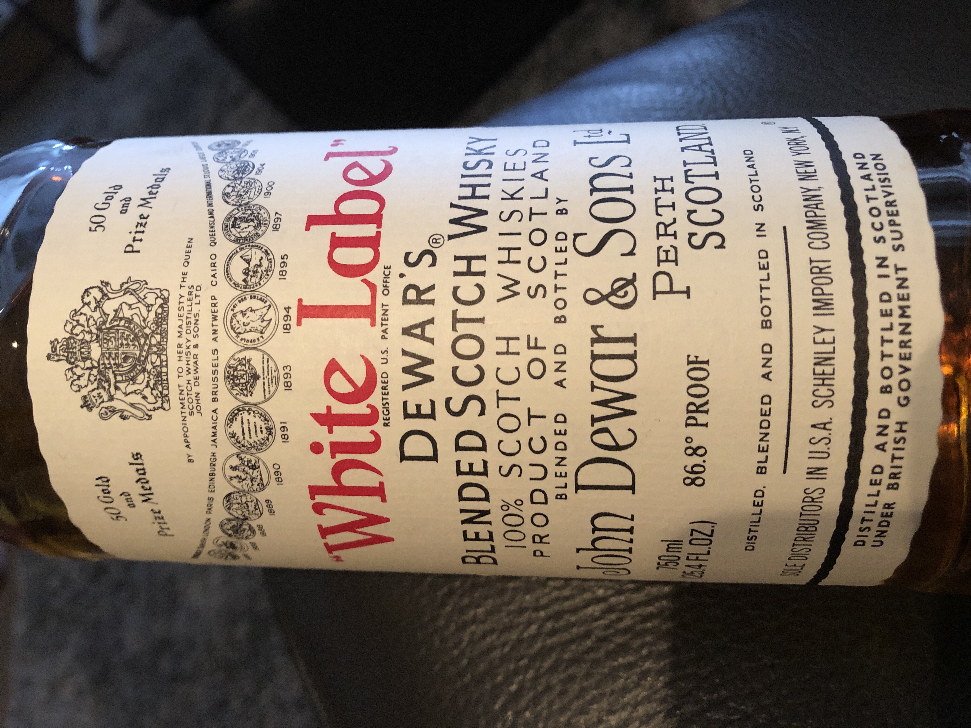 1971 Dewar's white label (86.8 proof)