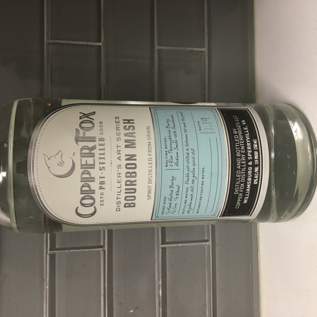 Copper Fox Bourbon Mash Spirit