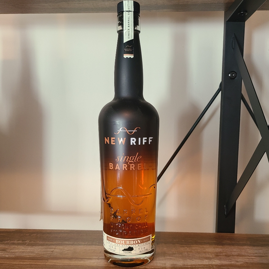 New Riff Single Barrel Barrel Proof 107.2P (JHOB)