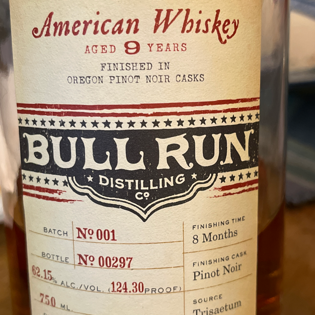 Bull Run American Whiskey Aged 9 Years