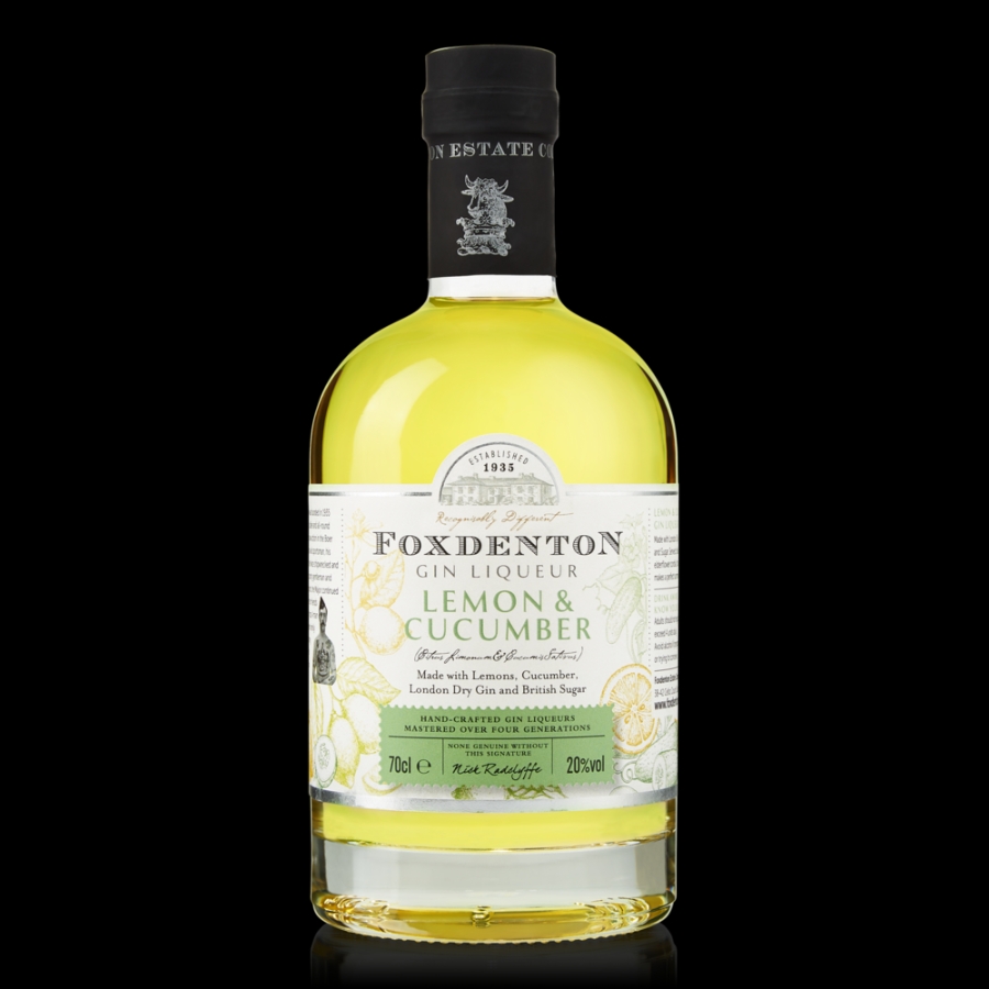 Foxdenton Lemon & Cucumber Gin Liqueur