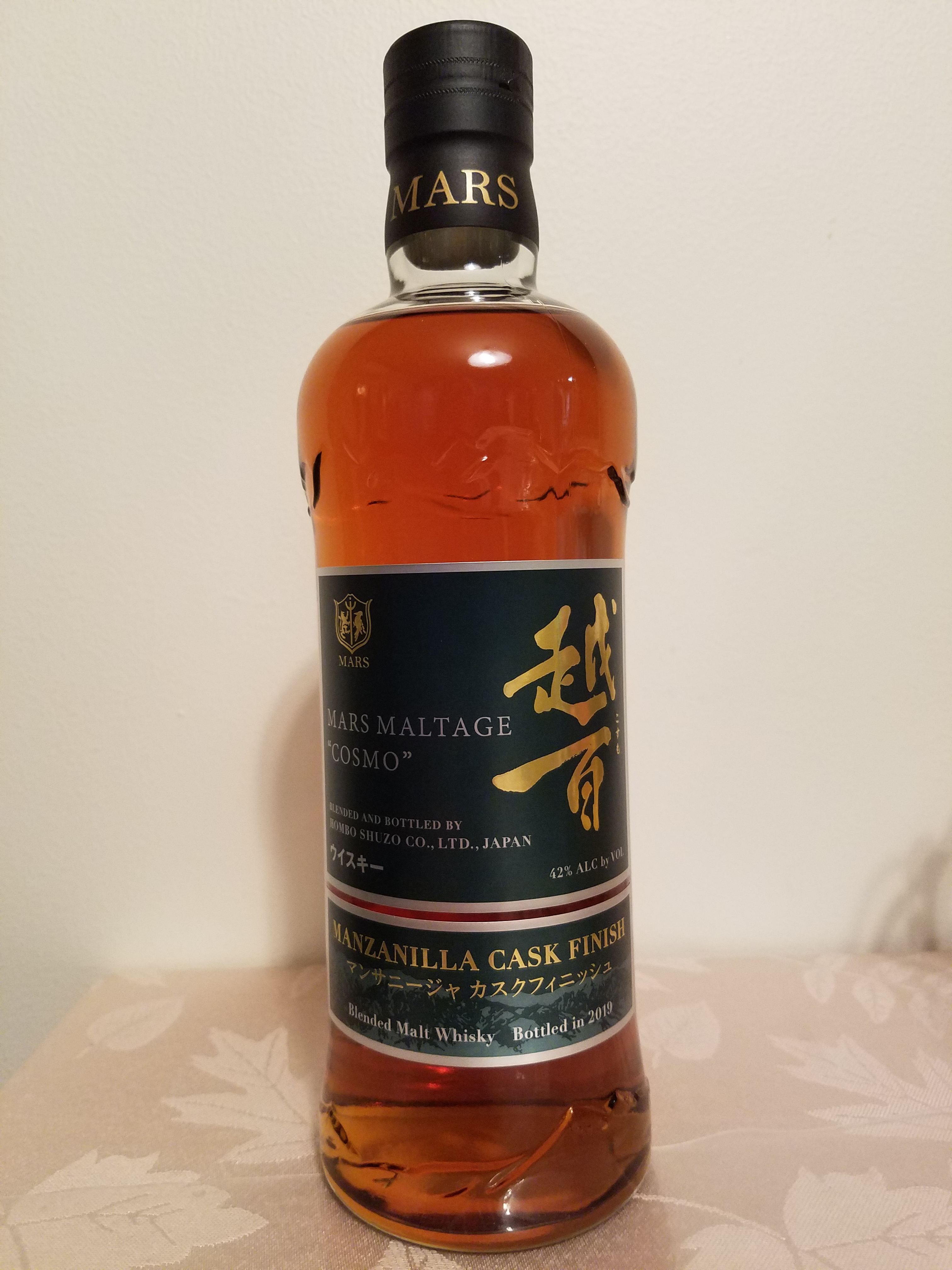 MARS MALTAGE "COSMO" MANZANILLA CASK FINISH