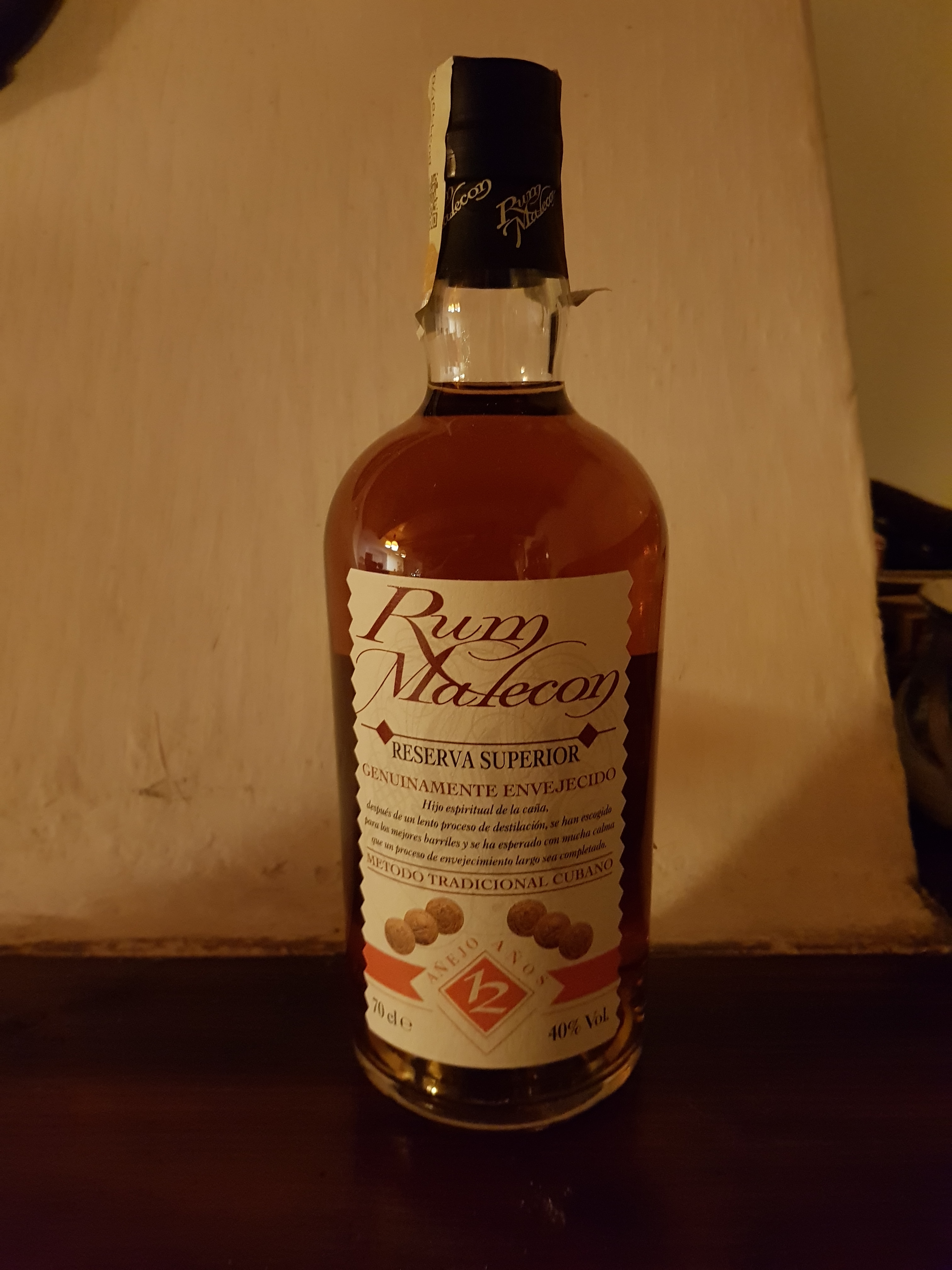 Rum Malecon Reserva Superior 12
