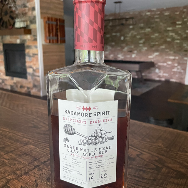 Sagamore Spirit Distillery Exclusive Mazer White Mead Cask Aged Rye
