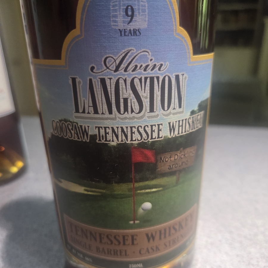 Alvin Langston Coosaw Tennessee Whiskey